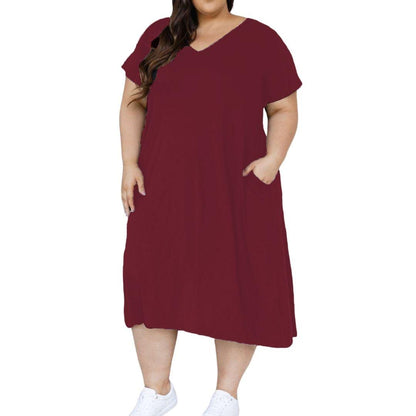 Plus Size Maddi Pocket Dress - Lady Lilly Designs