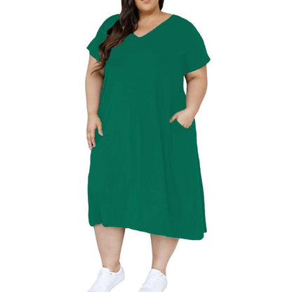 Plus Size Maddi Pocket Dress - Lady Lilly Designs