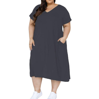 Plus Size Maddi Pocket Dress - Lady Lilly Designs