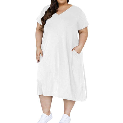 Plus Size Maddi Pocket Dress - Lady Lilly Designs
