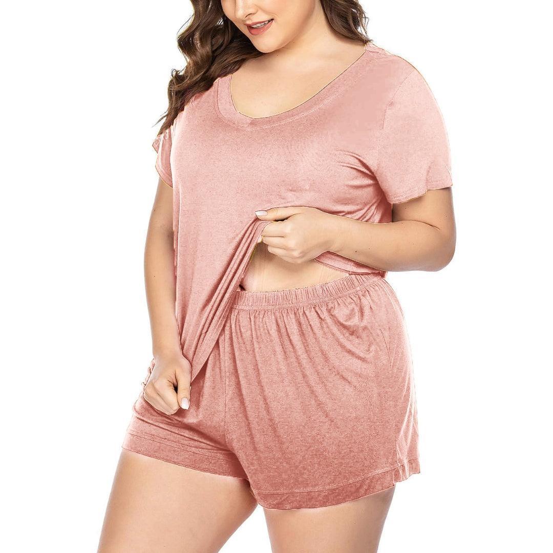 Plus size pj set best sale