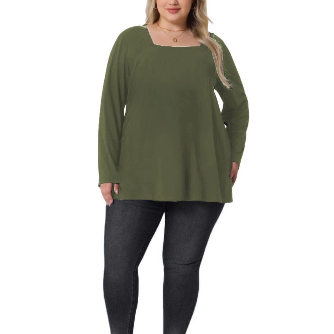 Plus Size Zena Top - Long Sleeve
