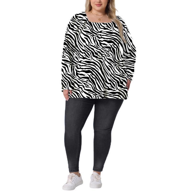Plus Size Zena Top - Long Sleeve